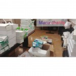 اهداء کالاهای بهداشتی ضروری و ارزاق خوراکی به افراد تحت پوشش موسسه