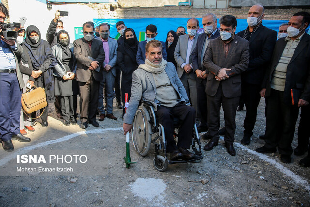 کلنگ‌زنی بزرگترین مجتمع توانبخشی معلولان ضایعه نخاعی شرق کشور در مشهد