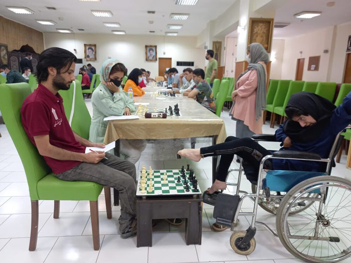 مسابقات قهرمانی شطرنج معلولان کشور در آبادان آغاز شد
