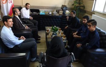 بررسی مشکلات معلولین کرمانشاه با حضور مدیرکل بهزیستی استان
