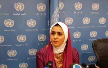 زهرا نعمتی در سازمان ملل: هرگز نباید تسلیم معلولیت شد