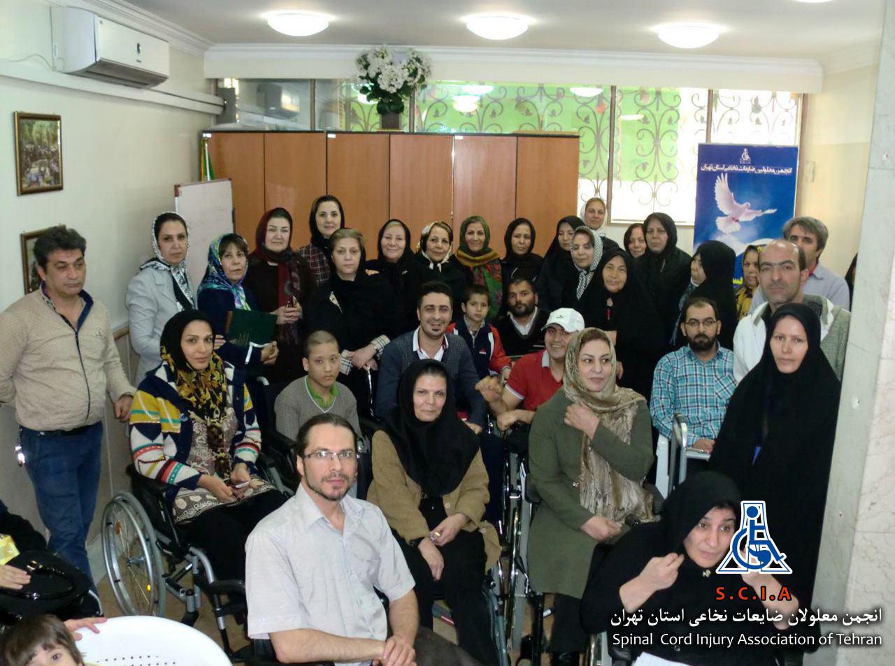 نشست بانوان نیکوکار برنا با اعضا انجمن معلولین ضایعه نخاعی استان تهران